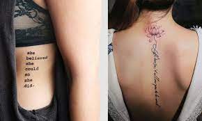 Like grief, tattoos are both personal and permanent. How To Choose A Script Tattoo You Won T Regret Her Style Code Cliche Tattoo Tattoo Script Tattoos
