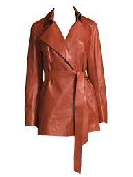 Lafayette 148 New York Leather Trench Lafayette 148 New York Red Leather Jacket Leather