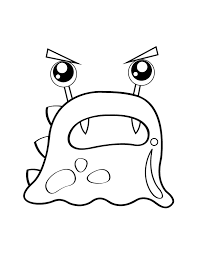So, you can also try this kind of pages if needed. Printable Cute Monster Coloring Page