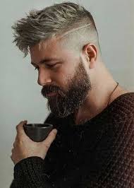 Swept back hair and beard. Men S Haircuts Beard Styling Inspiration Men Hairstyles World 2021