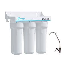 Whole house water filtration system with 20 in. Ecosoft 3 Stage Under Sink Water Purifier Filtration System With Kitchen Faucet And Extra Filter Cartridge Blue Buy Online In Turkey At Turkey Desertcart Com Productid 35460809