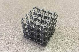 3d Printed Aluminum Lattice Cube Weighs Just 3 9g Holds Up To 900lbs 408kg Over 100 000 Times Its Weight 3dprint Com The Voice Of 3d Printing Addit 3d