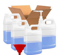Hedume 4-Pack 2 Liter Plastic Jugs - BPA Free HDPE Storage Containers With  Handles