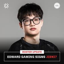Edward Gaming promote Jieni7 to their main #VCT roster!