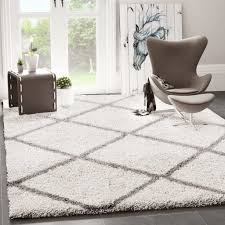 Seine leicht abgenutzte optik, die ihrer deko einzigartigen. Hochflor Shaggy Teppich Rauten Muster Design Kaufland De