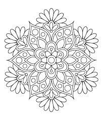 If you are crazy about worksheets, you will love this easy flower mandala coloring page! Pin By Elia Belinoski On Coloring Mandala Coloring Pages Coloring Pages For Grown Ups Mandala Coloring