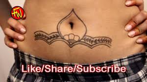 Resultado de imagen para pictures of tattoos to cover stretch marks on stomach. Beautiful Belly Tattoo Beautiful Stomach Tattoo Designs Youtube