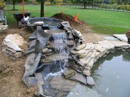 We're also using egg rock and pea gravel. Pin On Backyard Pond And Waterfall