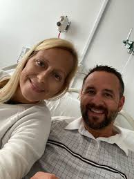 Back at it today ! High dose Vitamin C Infusion and another appointment  after. Thank you all so much for your generosity via the fundraiser and  prayers. Thank you for sharing my