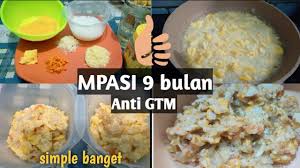 Menu mpasi 8 bulan dengan bahan sederhana. Mpasi Anti Gtm 9 Bulan Youtube