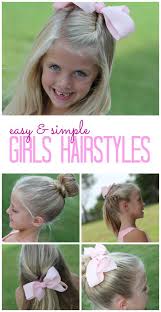 These cute and easy hairstyles for long hair are stylish and won't take long to style. Easy Girls Hairstyles For Back To School Girls Hairstyles Easy Little Girl Hairstyles Girl Haircuts