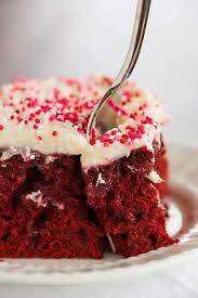 red velvet poke cake brown e baker