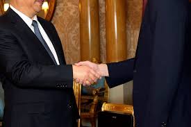 president Xi Jinping at state banquet ...