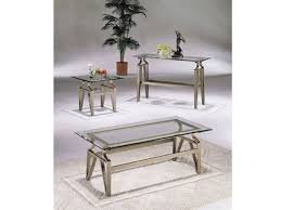 All tables, coffee tables, living room, montrose collection tag: Montrose Glass Top Pewter Finish 3 Piece Occasional Table Set By Acme 6629
