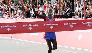 He started out as a half marathon runner, taking wins. Boston Marathon