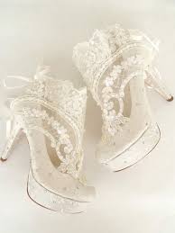 Something Blue Lace Bridal Boots With Rhinestones Etsy Bridal Boots Wedding Shoes Lace Ivory Bridal Shoes