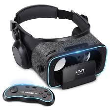 3d Vrheadset With Remote Controller For 3d Movies Vr Games Skin Friendly Lightweight Comfortable Virt Vr Headset Virtual Reality Headset Stereo Headphones