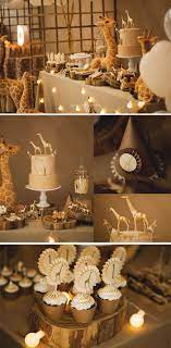 Safari Baby Shower Decor Safari Baby Shower Baby Shower Giraffe Giraffe Baby Shower Theme