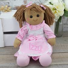 Personalised Maisie Rag Doll Heavensent Baby Gifts