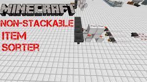 It has a bright, almost pastel look for its metal armor and. Minecraft Bedrock Redstone Non Stackable Item Sorter Youtube