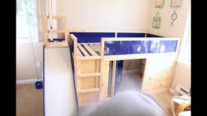 Ein Uberblick Daruber Wie Ich Das Kura Kids Bed Von Ikea Umgestaltet Habe Indem Bed With Slide Kura Bed Bed