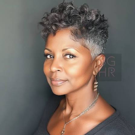 📸 For you, yay or nay? . . “Chic Pixie Cuts for Mature Black Women | Timeless & Elegant Hair Inspo” Ladies, age is just a number—and your hair should reflect the