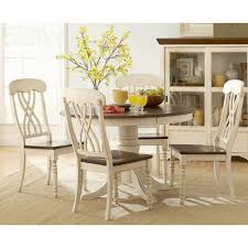Homelegance Ohana 5 Piece 48 Inch Round Round Dining Room Sets White Round Dining Table White Kitchen Table