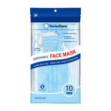 Email print tap image to zoom. Face Masks Disposable 3 Ply With Comfort Ear Loop 10 Pk