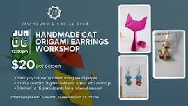 Cat Origami Earring Workshop