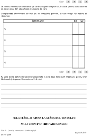 We did not find results for: Evaluare Clasa A Vi A 2019 Modele De Subiecte La Limba Èi Comunicare MatematicÄ Èi ÈtiinÈe Ale Naturii Edupedu Ro