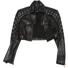 Pre Owned Balmain Leather Jacket 1 480 Liked On Polyvore Featuring Outerwear Jackets Bla Balmain Leather Jacket Real Leather Jacket Short Leather Jacket