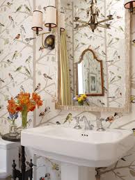 Minimum of a 32 opening for a door. Traditional Powder Room Sink With Mirror Hgtv