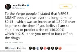 The us must demand a full investigation of what happened in the john mcafee case. Security Guru John Mcafee S Twitter Account Was Hacked Express Digest