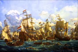 Four Days Fight Anglo Dutch War Embarcacao