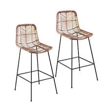 All Weather Wicker Naveen Outdoor Counter Stools World Market Rattan Outdoor Chairs Outdoor Stools Stool Chair