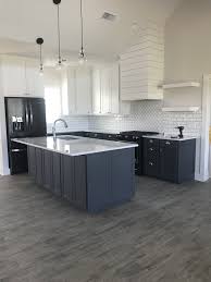 Perfect color combination if you ask me! Sherwin Williams Eider White Sw 7014 Peppercorn Sw 7674 Snowbound Sw 7004 Shiplap Kitchen Dwell Kitchen Eider White Sherwin Williams Kitchen Remodel
