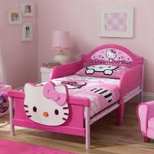 Hello Kitty 3d Toddler Bed Pink Pink Bedding Toddler Bed Hello Kitty Bedroom