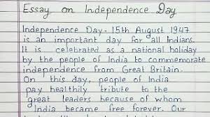 The inaugural guest of honour presiding over the national day parade will be the yang di pertuan agong (king) of malaysia along with government dignitaries and other vips. Write An Essay On Independence Day Essay Writing English Cute766