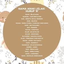 Seorang anak lelaki baik hati yang akan membawa rezeki berlimpah bagi. 80 Nama Anak Lelaki Huruf R Yang Memikat Hati Kelabmama