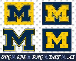 University Of Michigan Wolverines Logos Designs For Cricut Silhouette Cameo University Of Michigan Logo University Of Michigan Wolverines Michigan Go Blue