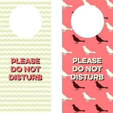 Do Not Disturb Door Hanger Template. diy do not disturb door hanger ...