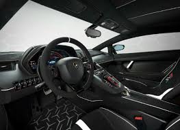 Inside, the cockpit features a hmi 8.4 touchscreen in the center console of the car, controlling all aspects of the car's functions as. 2021 Lamborghini Aventador Svj Interior