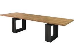 This set brings style to your outdoor seating area, while a. Seasonal Living Perpetual Aluminum Senza Teak 118 W X 39 D Rectangular Dining Table Sea501ft183p2t118