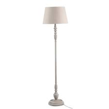 Le design passe aussi par les luminaires: Lampadaire Metal Beige Abat Jour En Lin E27 40x40x152 Cm Everest 3 Suisses