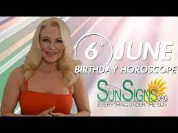 June 6th Birthdays Personality Horoscope 2015 2016 Birthday Horoscope Birthday Personality Horoscope