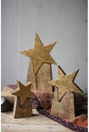 The Holiday Aisle 3 Piece Wooden Star On Base Set Holzsterne Holz Basteln Weihnachten Weihnachten Holz
