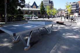 The circular design is not only. Taxpayers Question Cost Of New Public Ping Pong Table In Humboldt Plaza Victoria News