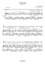 Piano solo arrangement of the leonard cohen classic, hallelujah. Hallelujah Piano Solo Advanced Level Sheet Music I Cohen