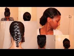 There are protective hairstyles that do not pull that hard at your edges and encourage healthy hair growth. 4 Easy Protective Styles For Relaxed Texlaxed Transitioning Hair Youtube