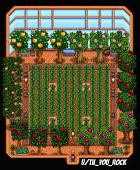 Do not place bee houses inside! Imgur Com Greenhouse Designs Farm Layout Stardew Valley